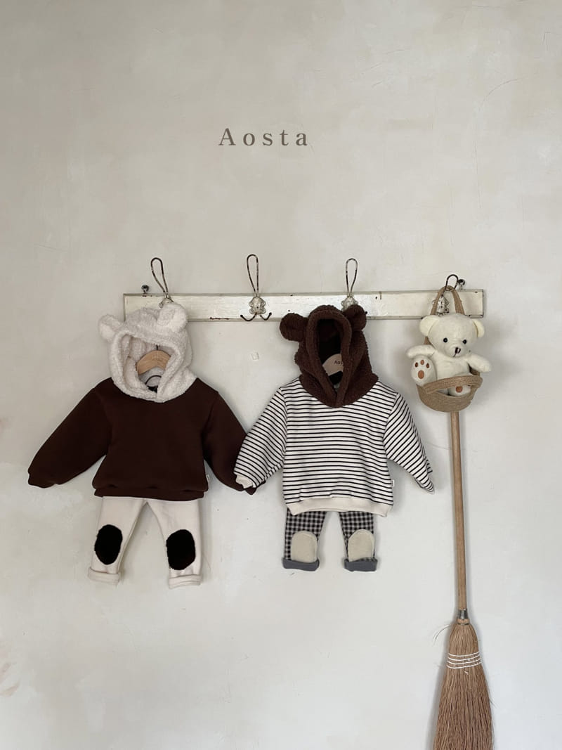 AOSTA - Korean Children Fashion - #Kfashion4kids - Bear Bear Hoody - 4