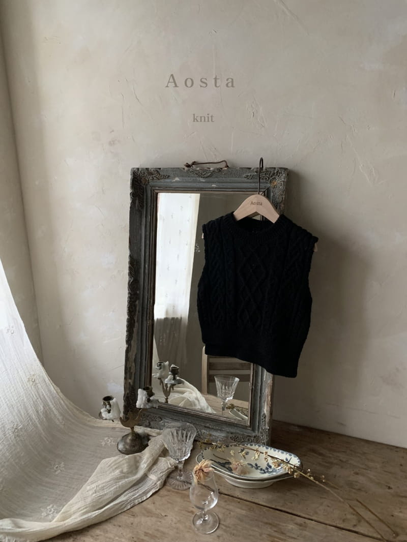AOSTA - Korean Children Fashion - #Kfashion4kids - Knit Vest - 12