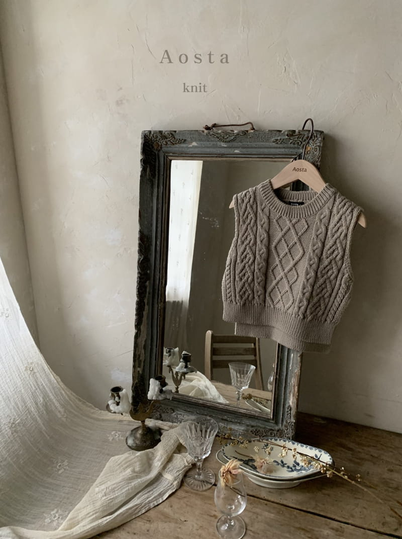 AOSTA - Korean Children Fashion - #Kfashion4kids - Knit Vest - 5