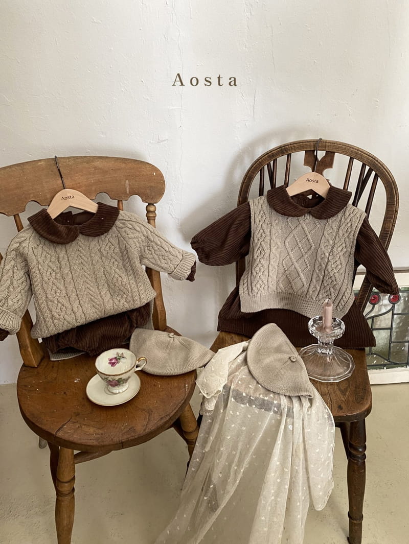 AOSTA - Korean Children Fashion - #Kfashion4kids - Knit Vest - 6