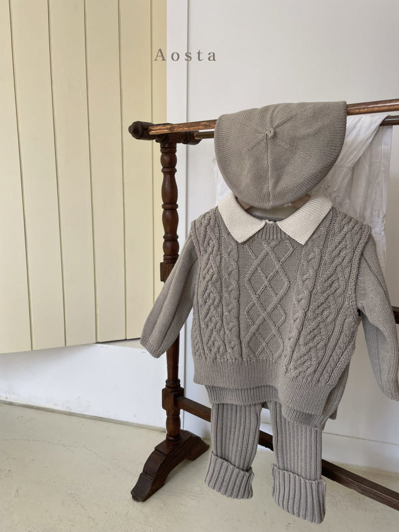 AOSTA - Korean Children Fashion - #Kfashion4kids - Knit Vest - 7