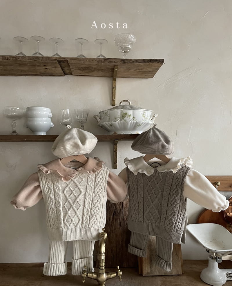 AOSTA - Korean Children Fashion - #Kfashion4kids - Knit Vest - 9