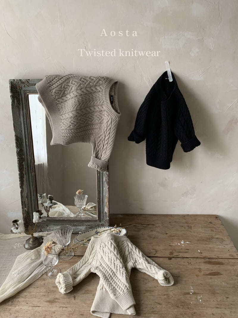 AOSTA - Korean Children Fashion - #Kfashion4kids - Twisted Knit