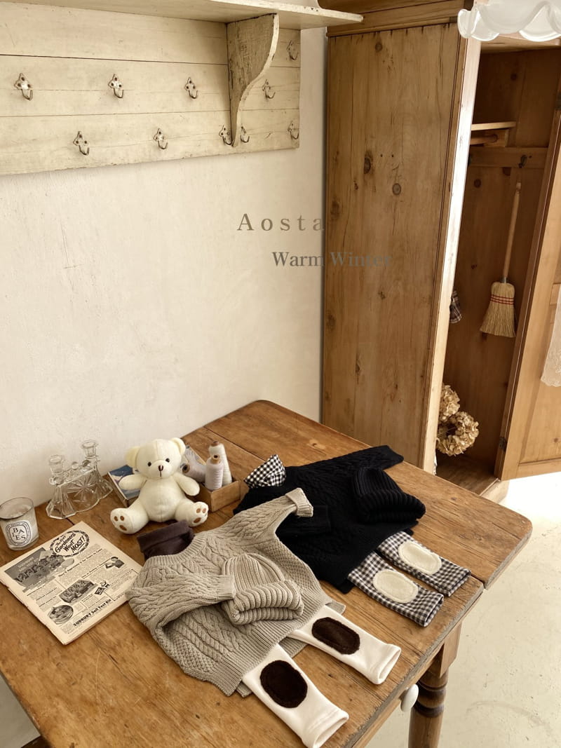 AOSTA - Korean Children Fashion - #Kfashion4kids - Twisted Knit - 11