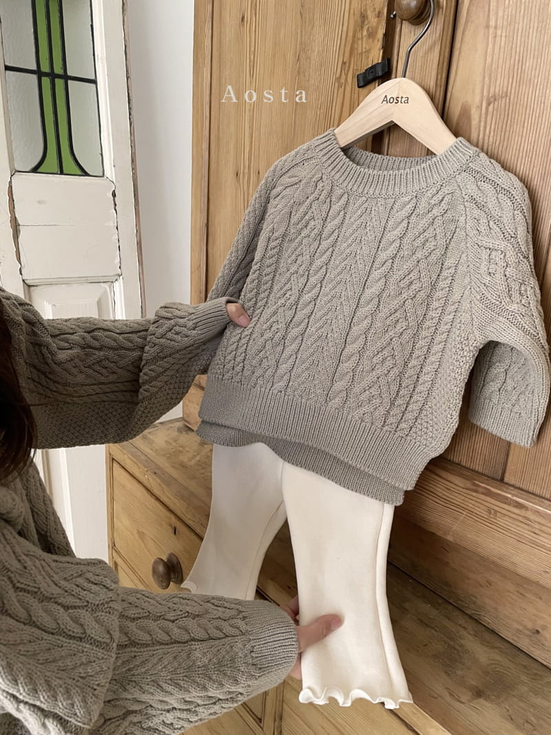AOSTA - Korean Children Fashion - #Kfashion4kids - Twisted Knit - 12