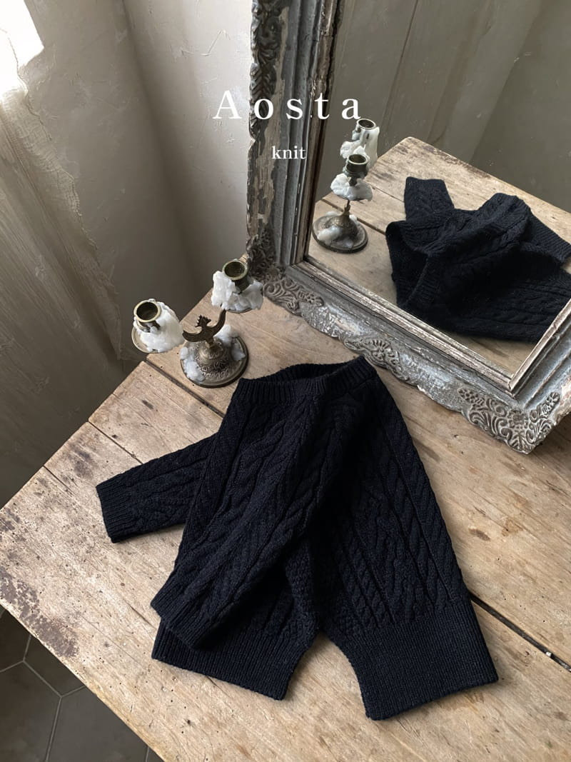 AOSTA - Korean Children Fashion - #Kfashion4kids - Twisted Knit - 4
