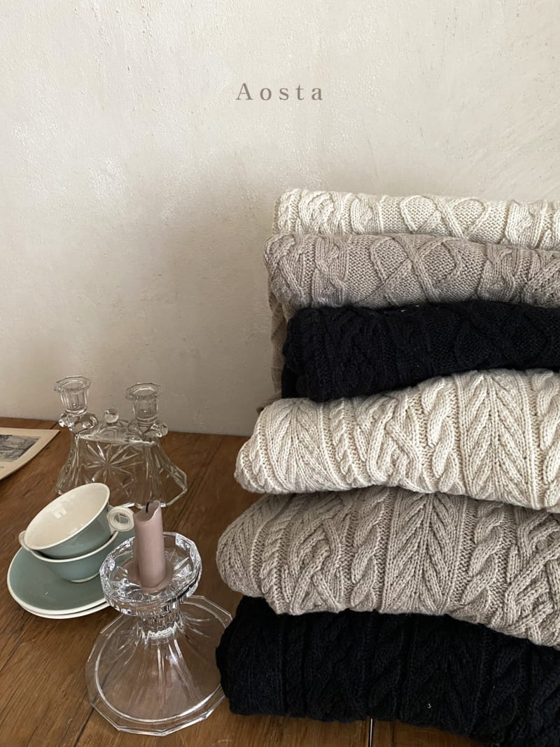 AOSTA - Korean Children Fashion - #Kfashion4kids - Mom Twisted Knit