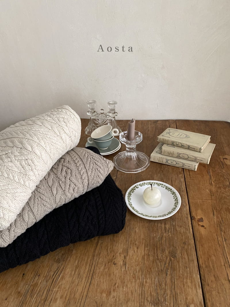 AOSTA - Korean Children Fashion - #Kfashion4kids - Mom Twisted Knit - 2