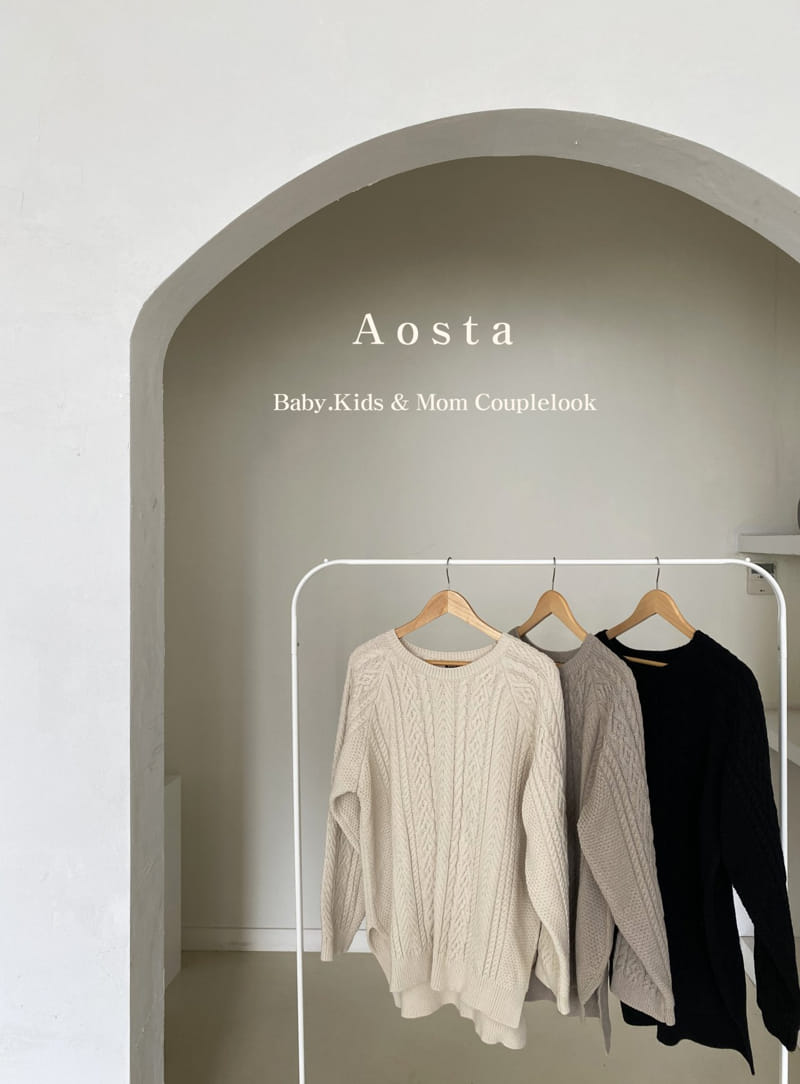 AOSTA - Korean Children Fashion - #Kfashion4kids - Mom Twisted Knit - 6
