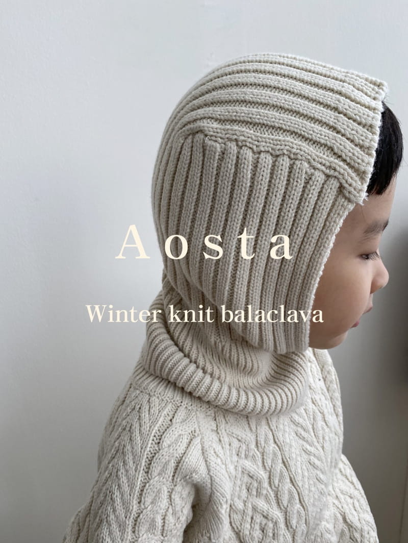 AOSTA - Korean Children Fashion - #Kfashion4kids - Knit Balaclava