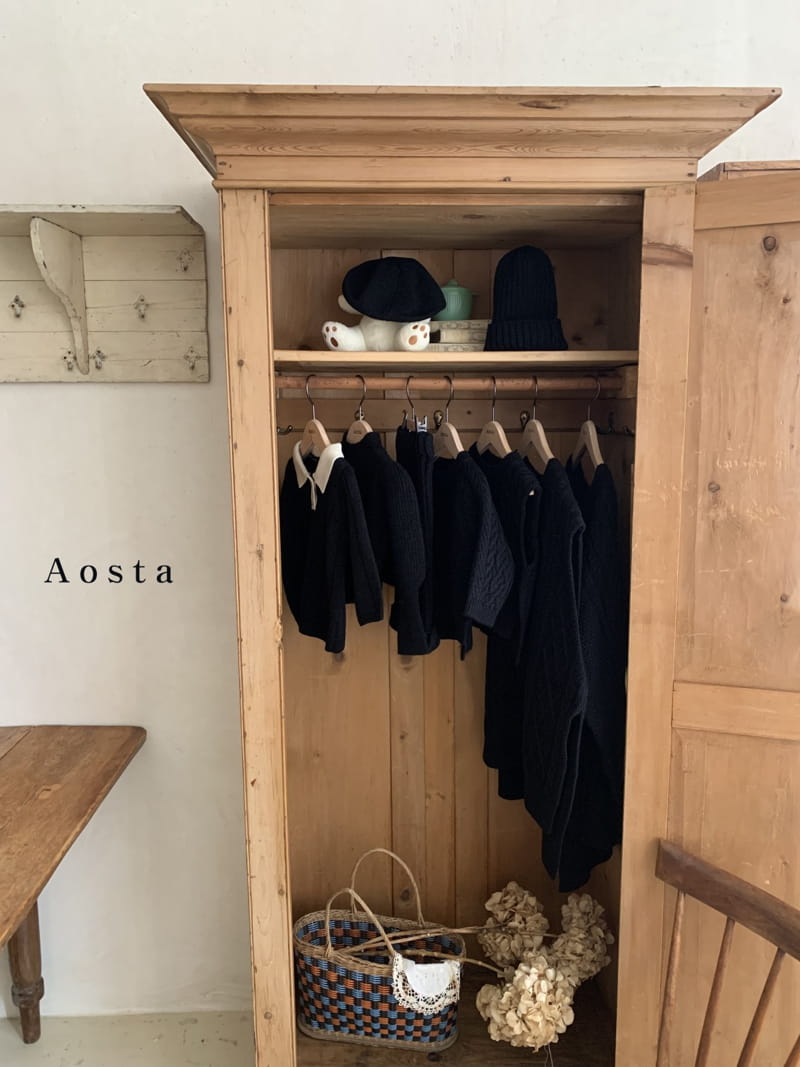 AOSTA - Korean Children Fashion - #Kfashion4kids - Collar Knit - 3