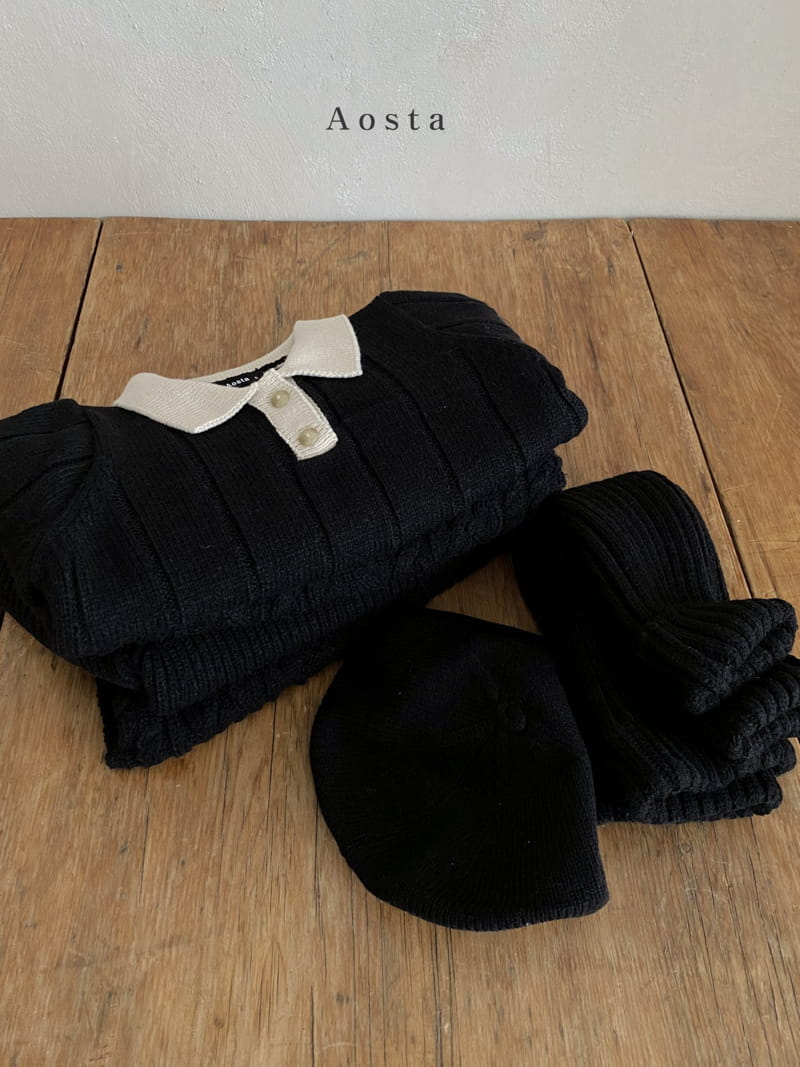 AOSTA - Korean Children Fashion - #Kfashion4kids - Collar Knit - 7