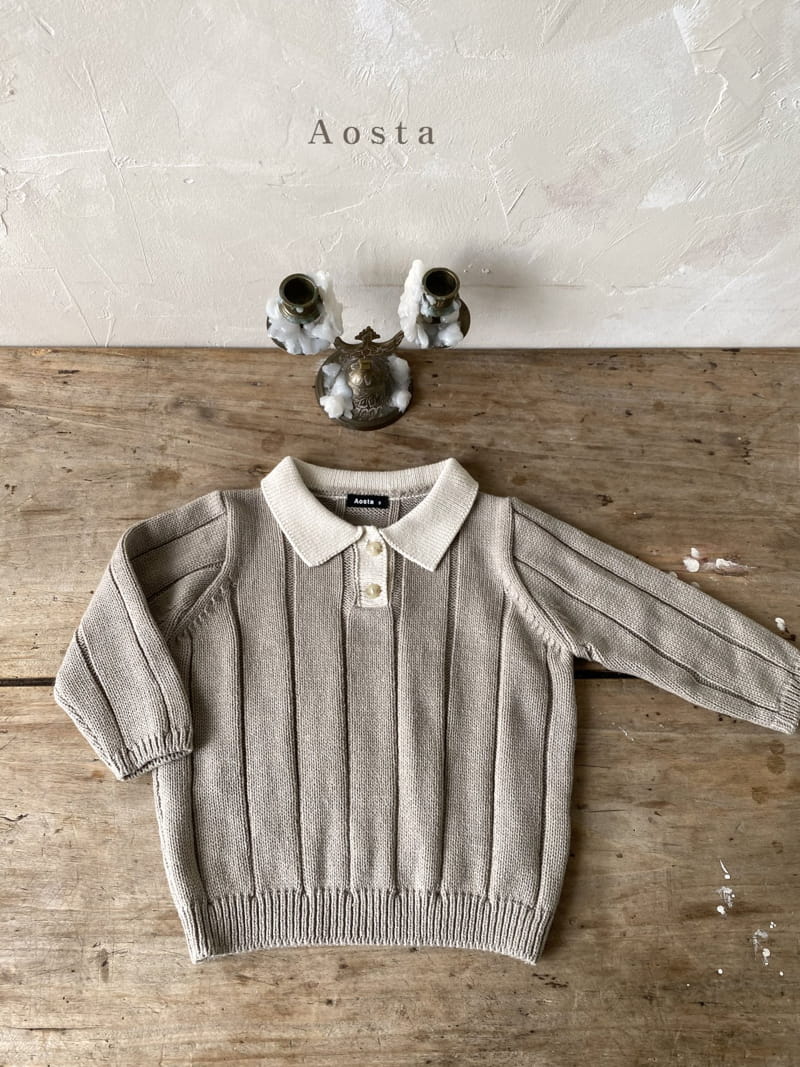 AOSTA - Korean Children Fashion - #Kfashion4kids - Collar Knit - 8
