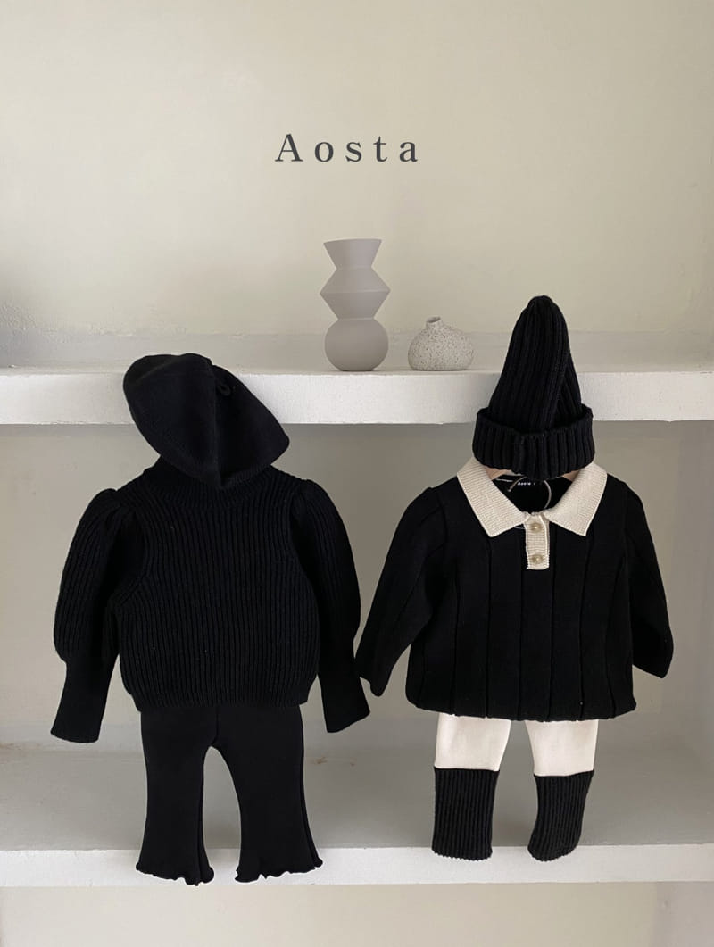 AOSTA - Korean Children Fashion - #Kfashion4kids - Collar Knit - 9
