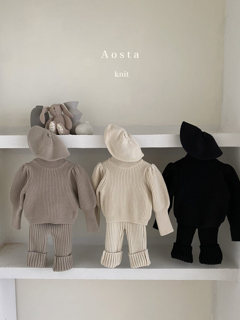 AOSTA - Korean Children Fashion - #Kfashion4kids - Puff Knit