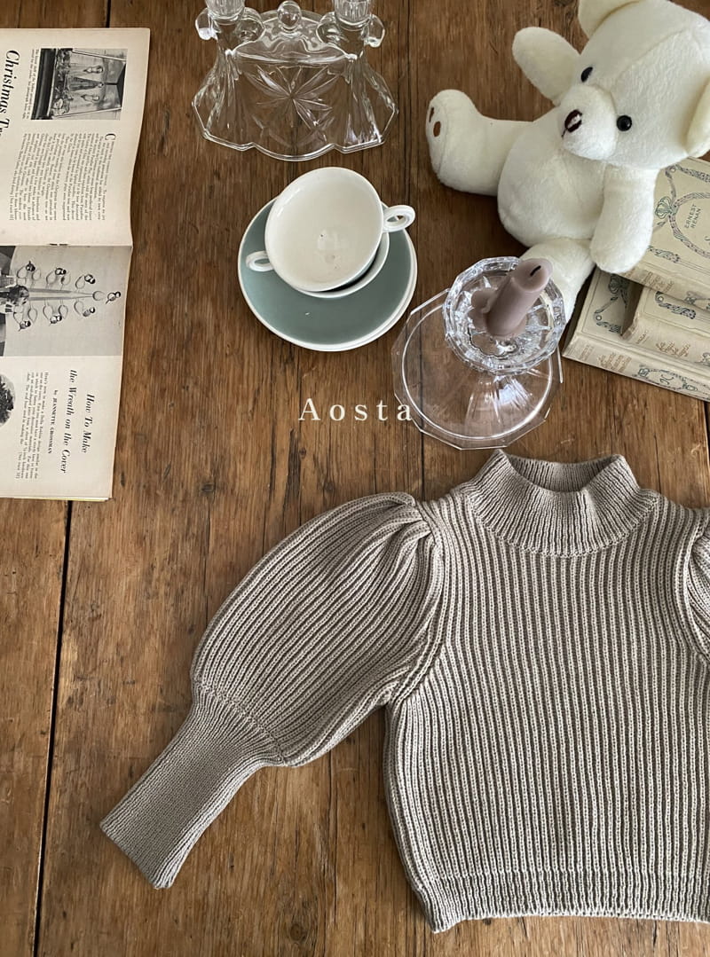 AOSTA - Korean Children Fashion - #Kfashion4kids - Puff Knit - 10