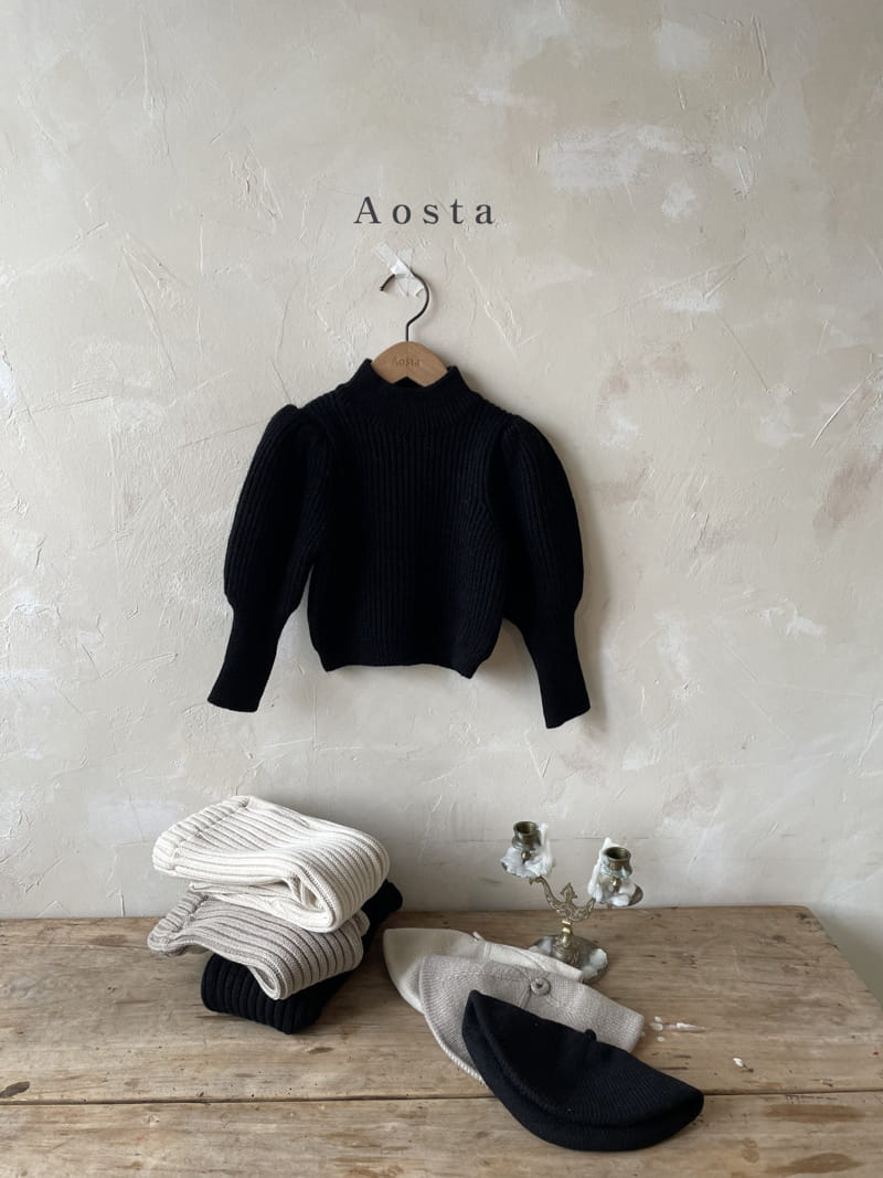 AOSTA - Korean Children Fashion - #Kfashion4kids - Puff Knit - 7