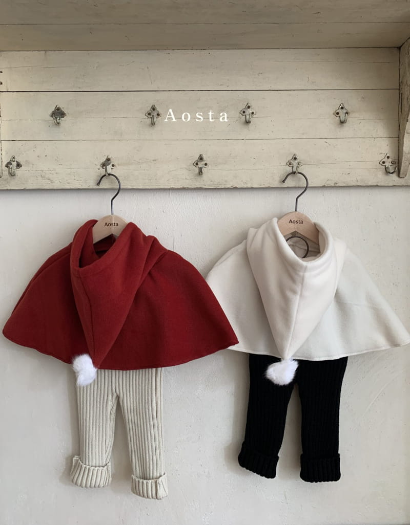 AOSTA - Korean Children Fashion - #Kfashion4kids - Cone Hoody Cape - 3