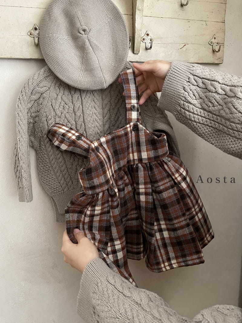 AOSTA - Korean Children Fashion - #Kfashion4kids - Bagel Dungarees One-piece - 10