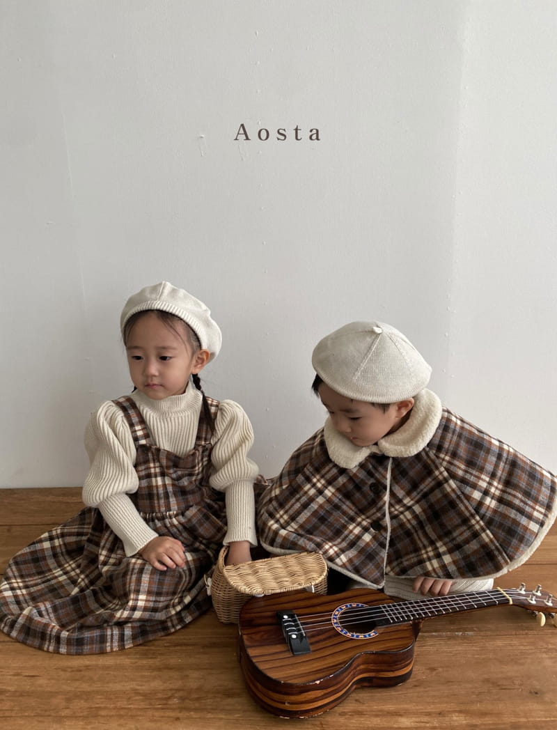 AOSTA - Korean Children Fashion - #Kfashion4kids - Bagel Dungarees One-piece - 12