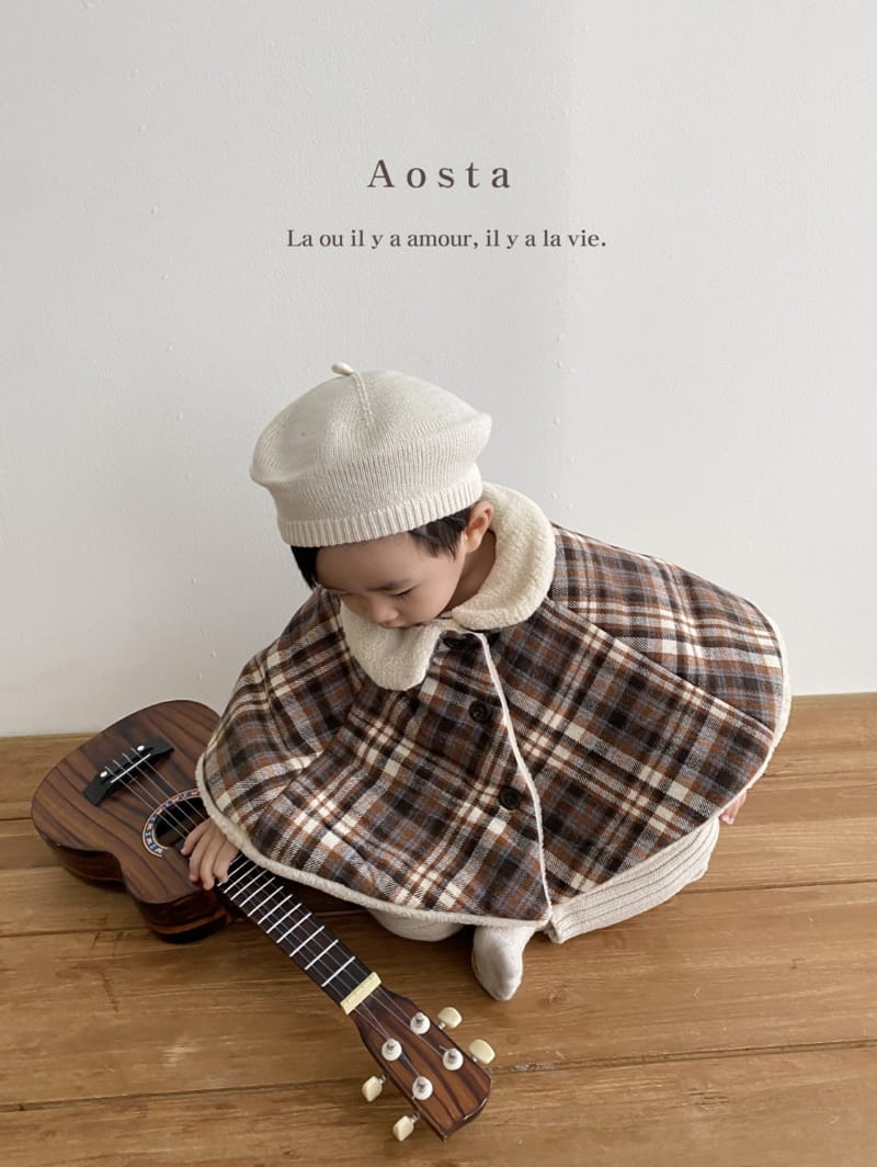 AOSTA - Korean Children Fashion - #Kfashion4kids - Bagel Cape - 2