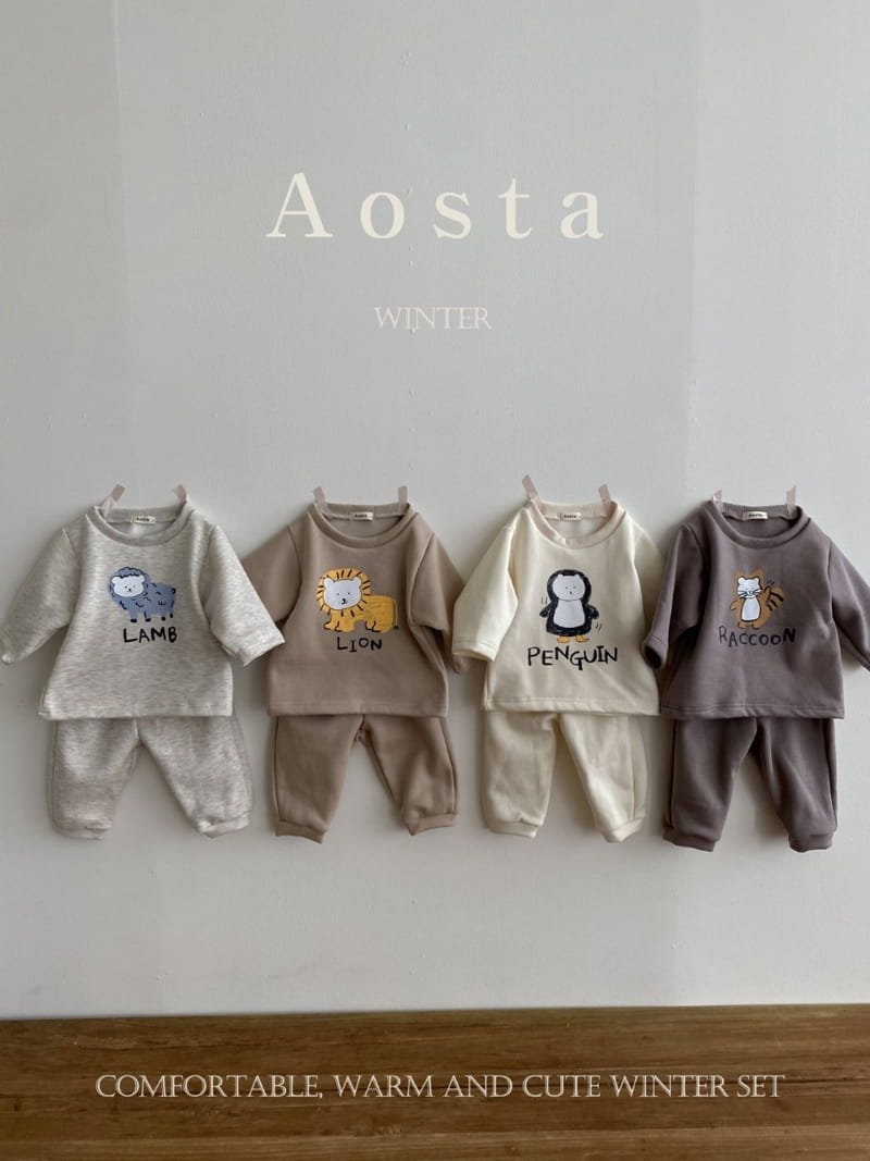 AOSTA - Korean Children Fashion - #Kfashion4kids - Momo Top Bottom Set - 3