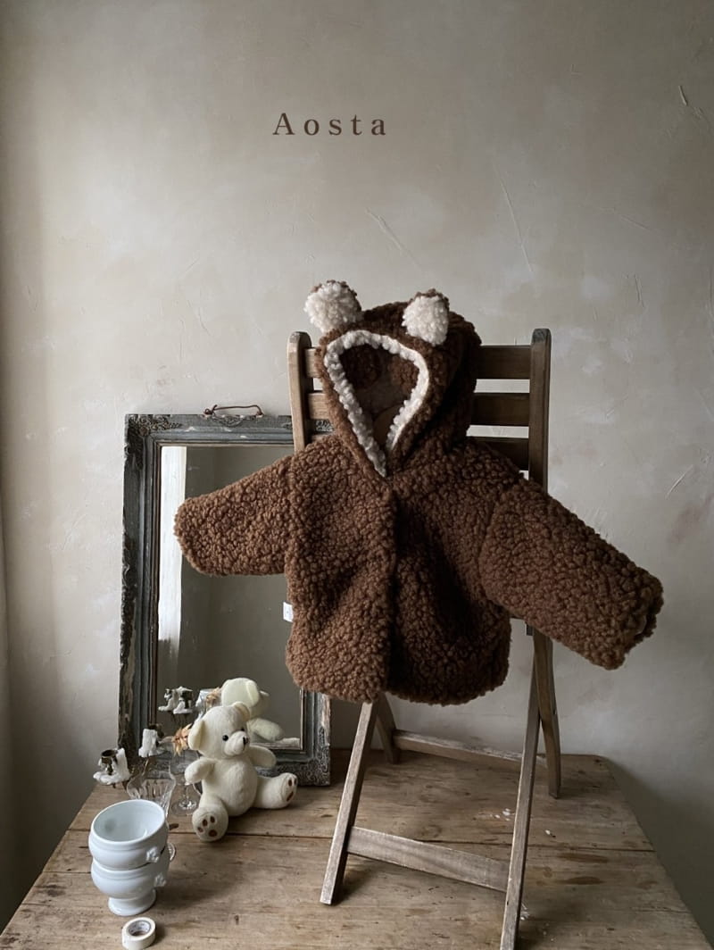 AOSTA - Korean Children Fashion - #Kfashion4kids - Reversible Bear Jacket - 11