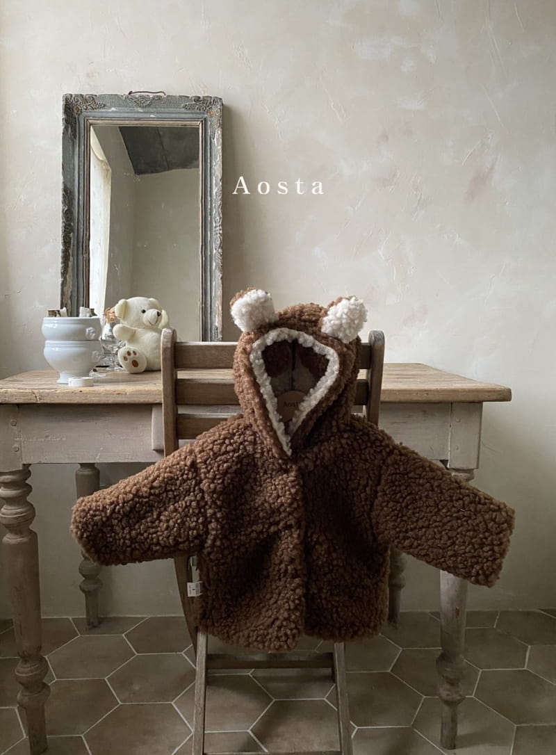 AOSTA - Korean Children Fashion - #Kfashion4kids - Reversible Bear Jacket - 12
