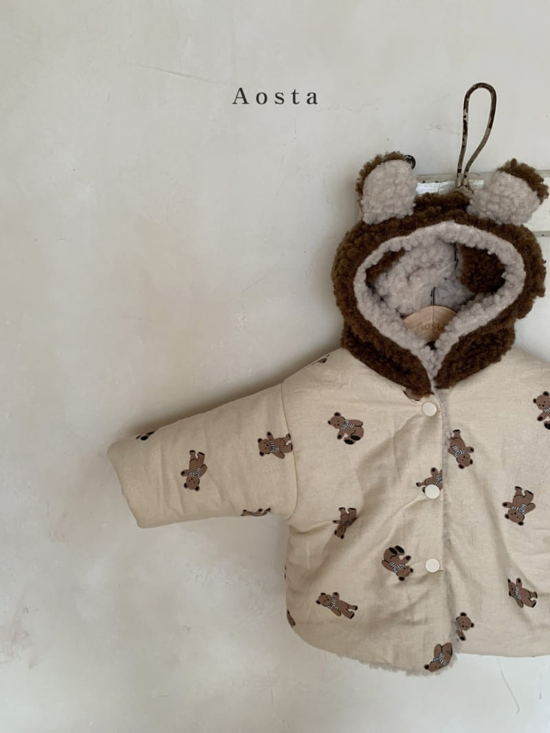 AOSTA - Korean Children Fashion - #Kfashion4kids - Reversible Bear Jacket - 7