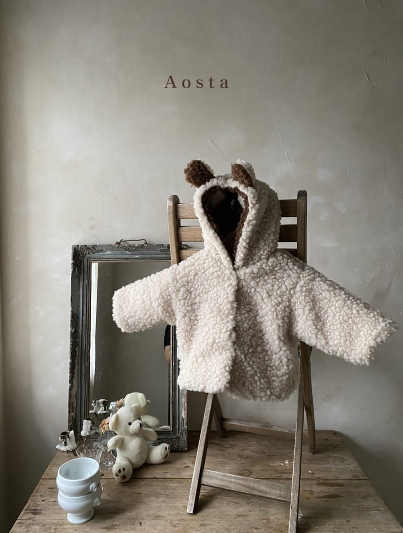 AOSTA - Korean Children Fashion - #Kfashion4kids - Reversible Bear Jacket - 8
