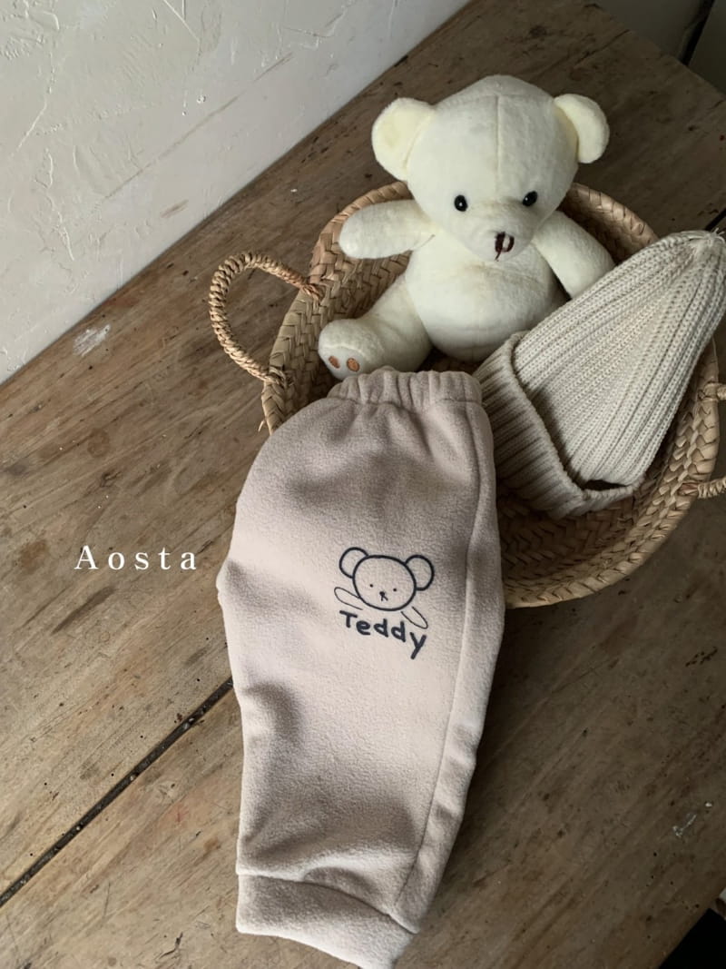 AOSTA - Korean Children Fashion - #Kfashion4kids - Teddy Anorak Top Bottom Set - 5