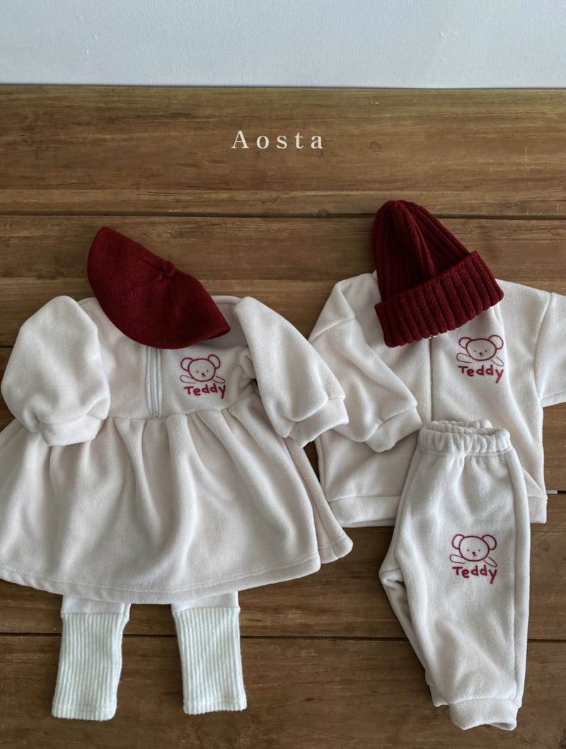 AOSTA - Korean Children Fashion - #Kfashion4kids - Teddy Anorak One-piece - 11
