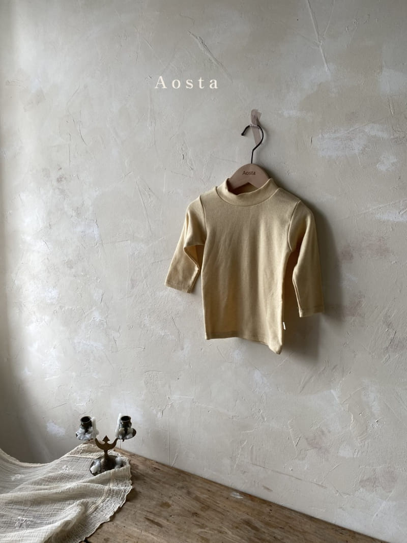AOSTA - Korean Children Fashion - #Kfashion4kids - Wool Turtleneck Tee - 2