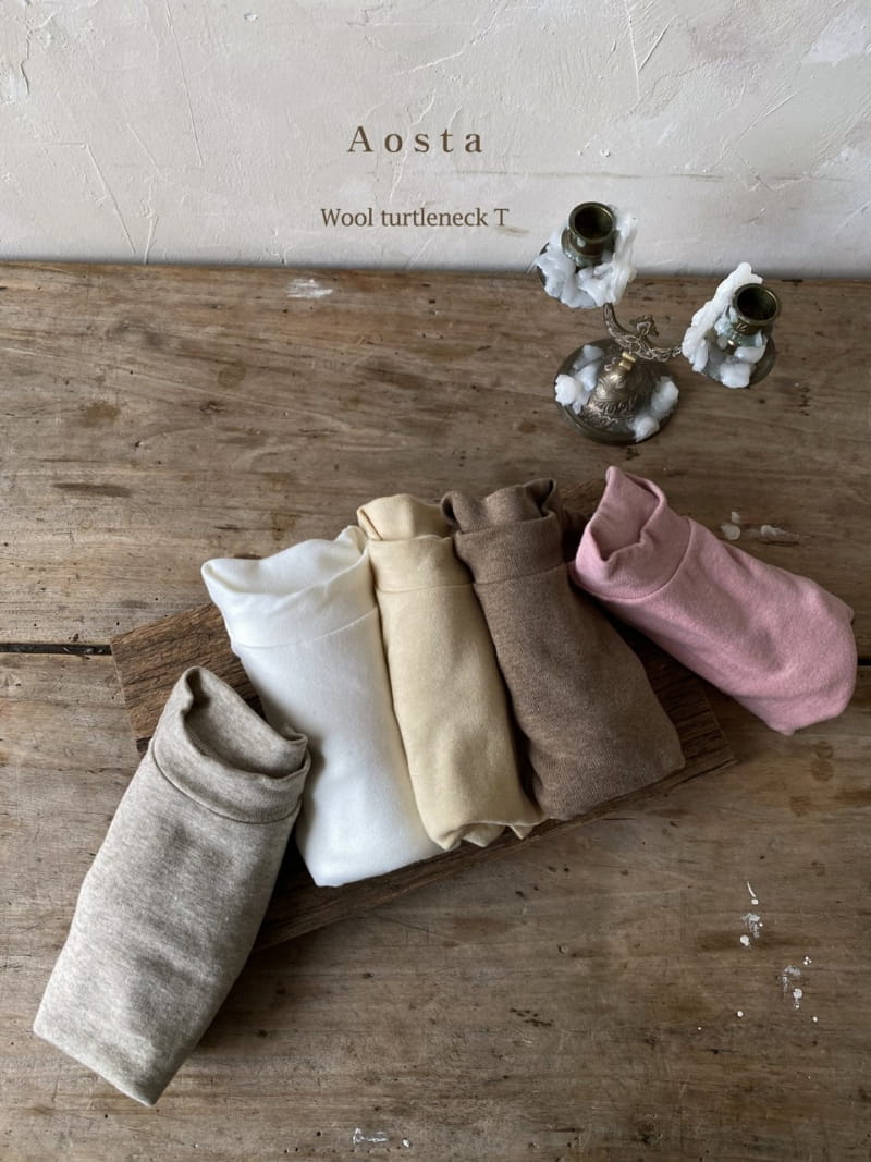 AOSTA - Korean Children Fashion - #Kfashion4kids - Wool Turtleneck Tee - 5