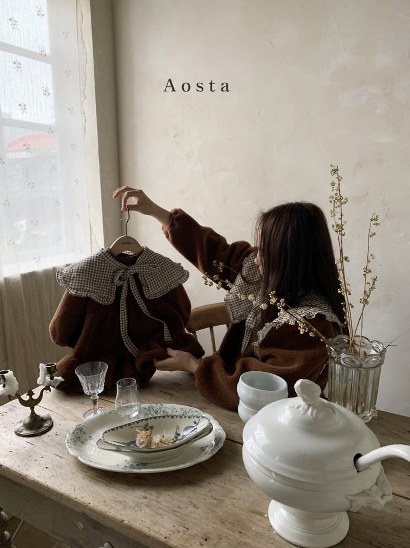 AOSTA - Korean Children Fashion - #Kfashion4kids - Mom Chocolat One-piece - 4