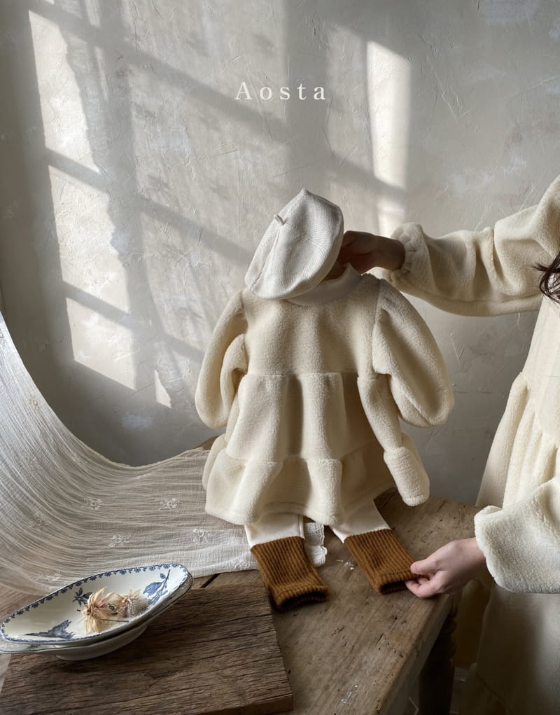 AOSTA - Korean Children Fashion - #Kfashion4kids - Chocolat One-piece - 11