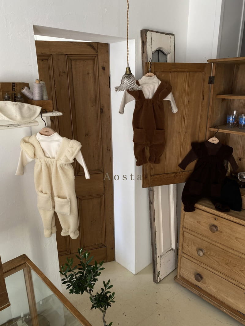 AOSTA - Korean Children Fashion - #Kfashion4kids - Chocolat Overalls - 12