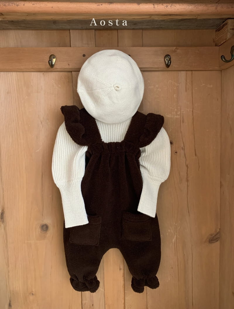 AOSTA - Korean Children Fashion - #Kfashion4kids - Chocolat Overalls - 2