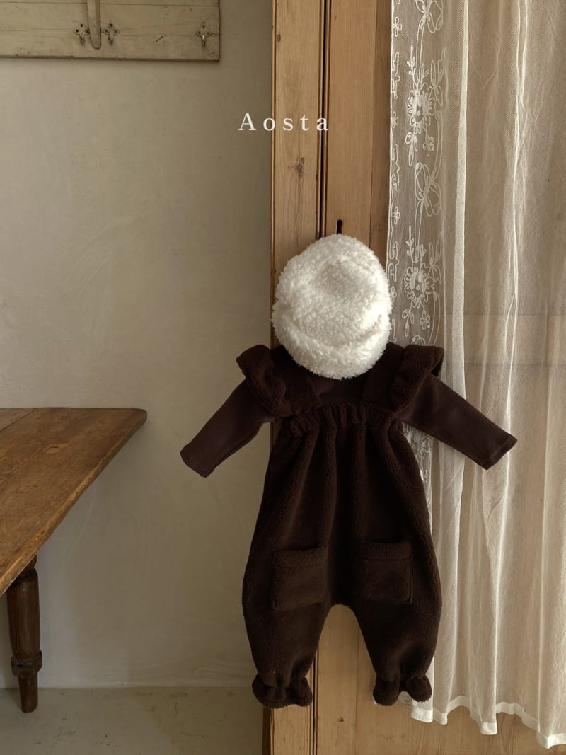 AOSTA - Korean Children Fashion - #Kfashion4kids - Chocolat Overalls - 4