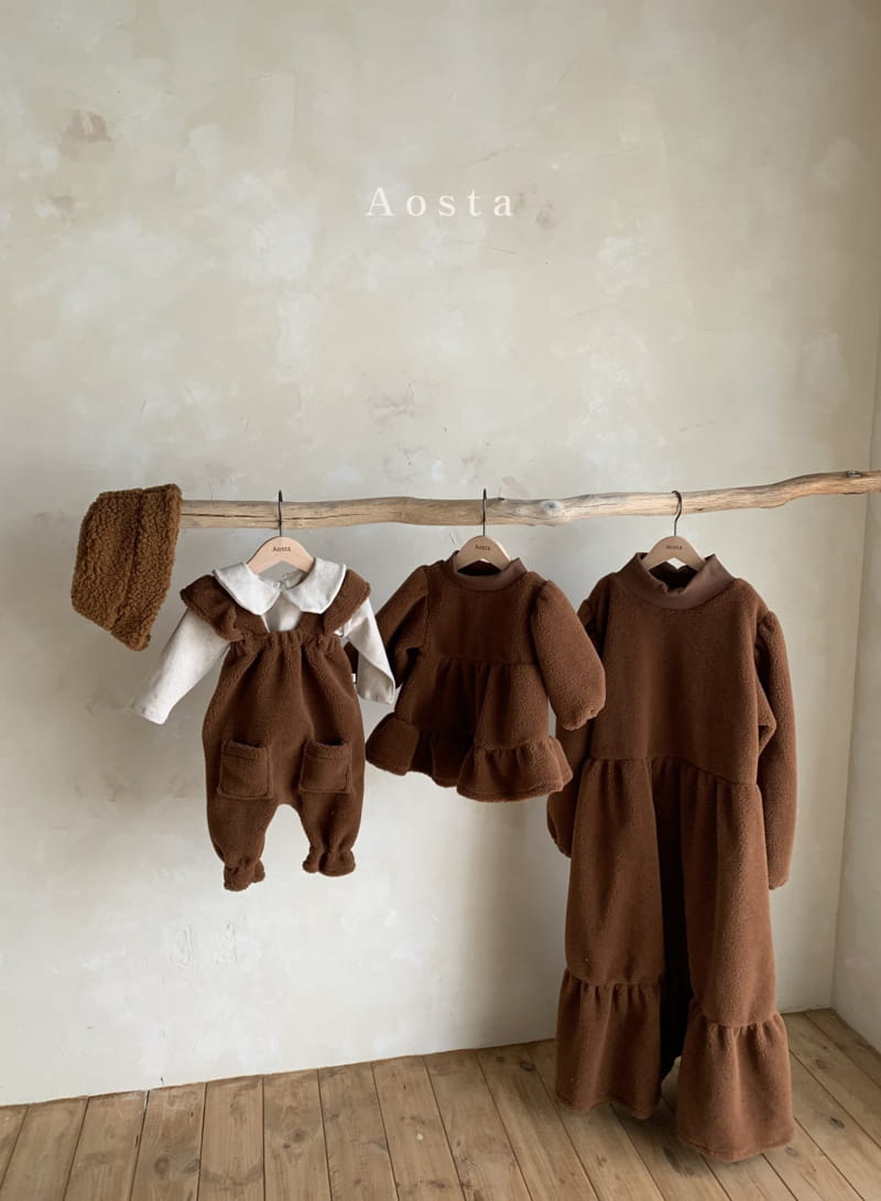 AOSTA - Korean Children Fashion - #Kfashion4kids - Chocolat Overalls - 5
