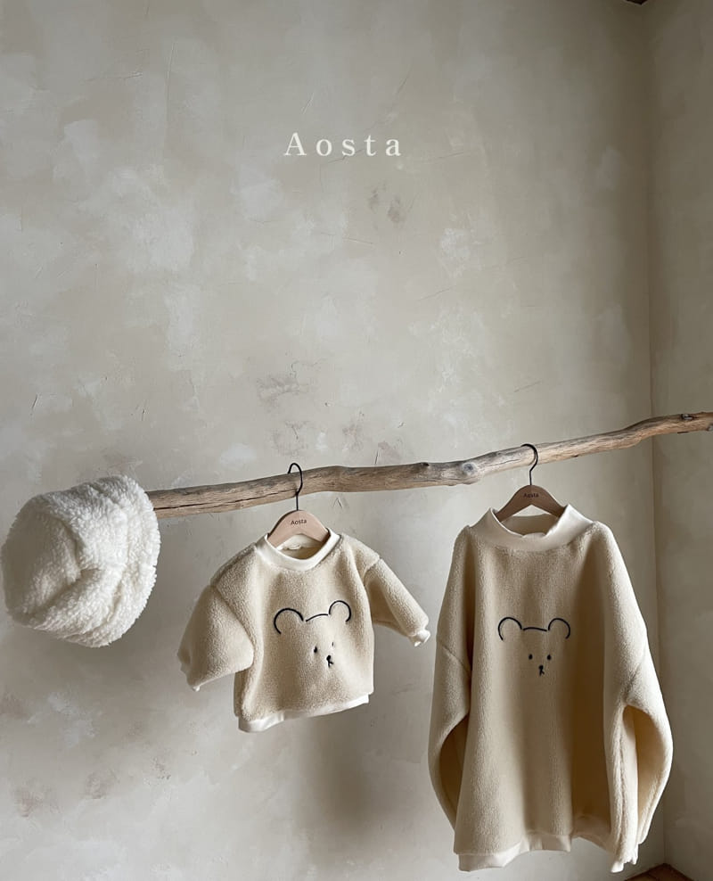 AOSTA - Korean Children Fashion - #Kfashion4kids - Mom Chocolat Bear Sweatshirt - 8
