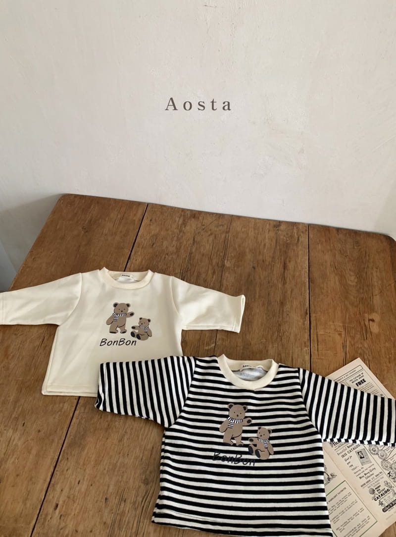 AOSTA - Korean Children Fashion - #Kfashion4kids - Bonjour Bear Tee