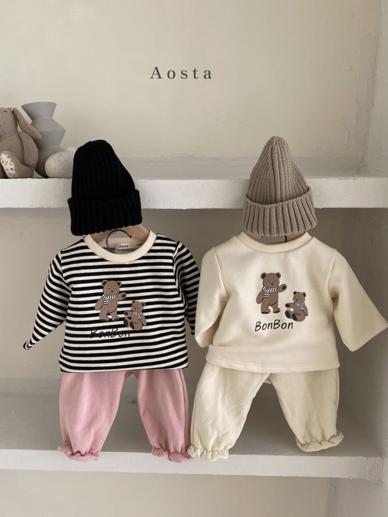 AOSTA - Korean Children Fashion - #Kfashion4kids - Bonjour Bear Tee - 10