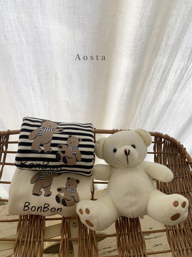 AOSTA - Korean Children Fashion - #Kfashion4kids - Bonjour Bear Tee - 3
