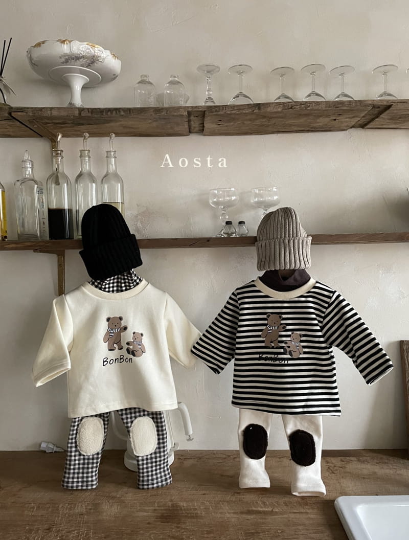 AOSTA - Korean Children Fashion - #Kfashion4kids - Bonjour Bear Tee - 7