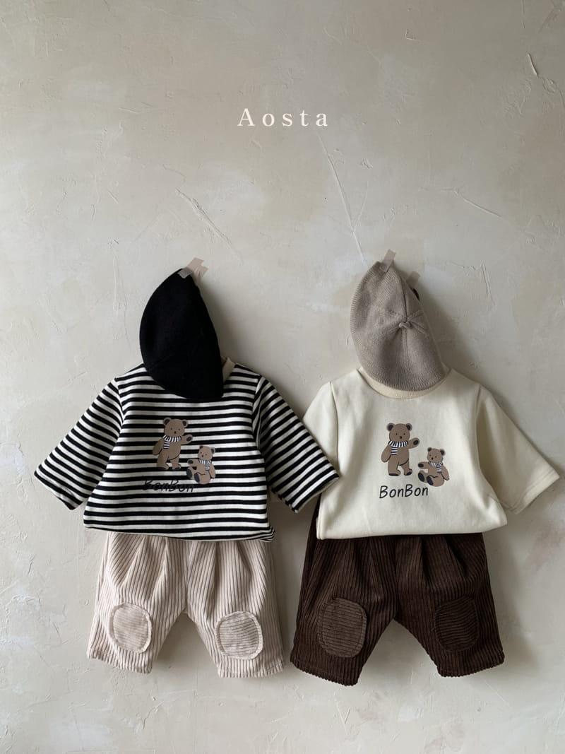 AOSTA - Korean Children Fashion - #Kfashion4kids - Bonjour Bear Tee - 8