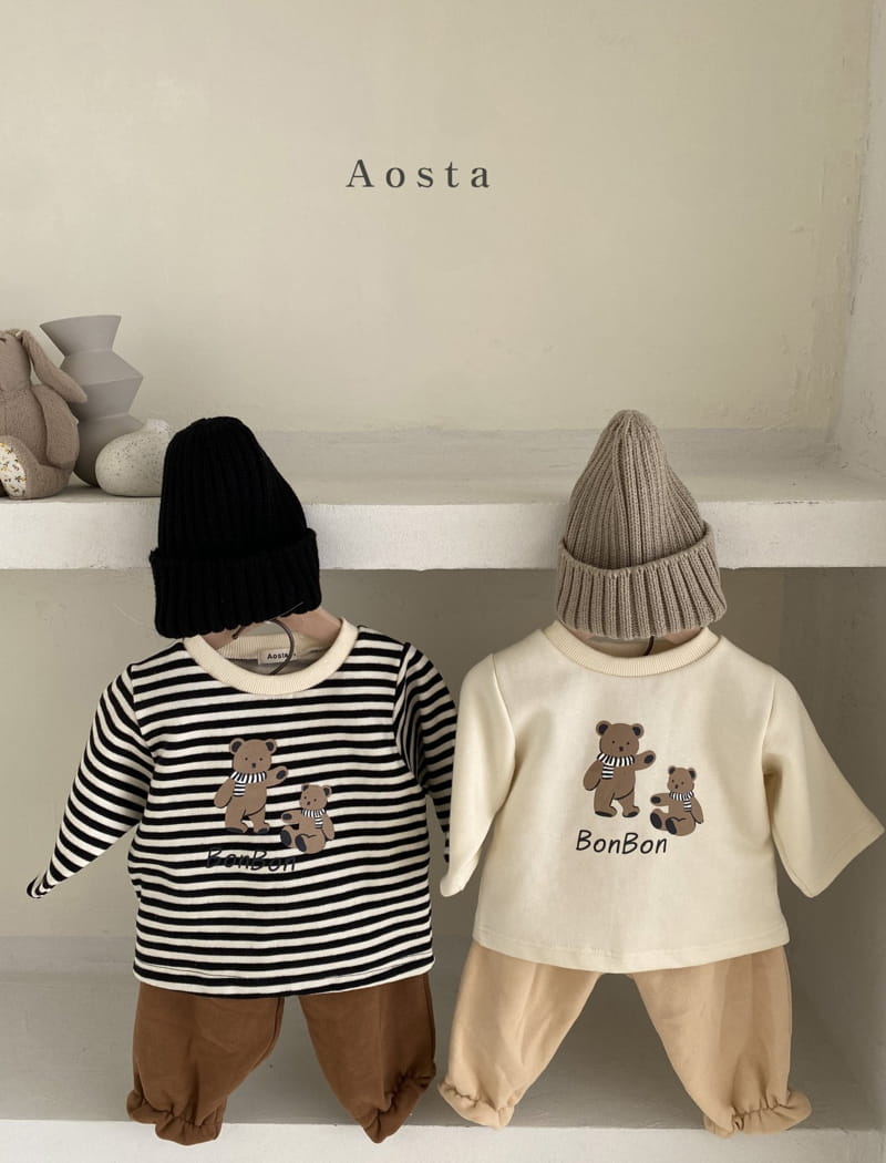 AOSTA - Korean Children Fashion - #Kfashion4kids - Bonjour Bear Tee - 9
