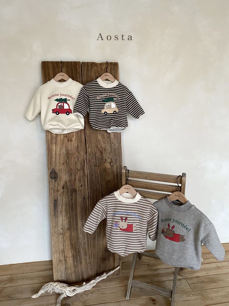 AOSTA - Korean Children Fashion - #Kfashion4kids - Tree Bear Tee - 4