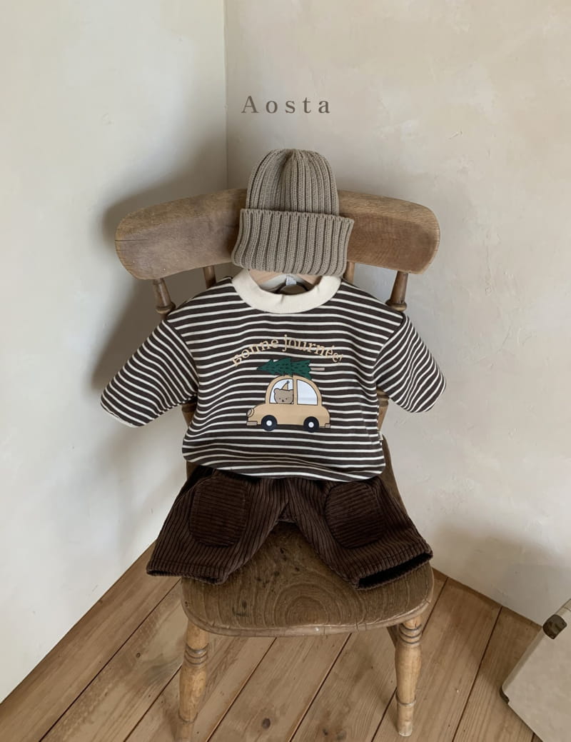 AOSTA - Korean Children Fashion - #Kfashion4kids - Tree Bear Tee - 8