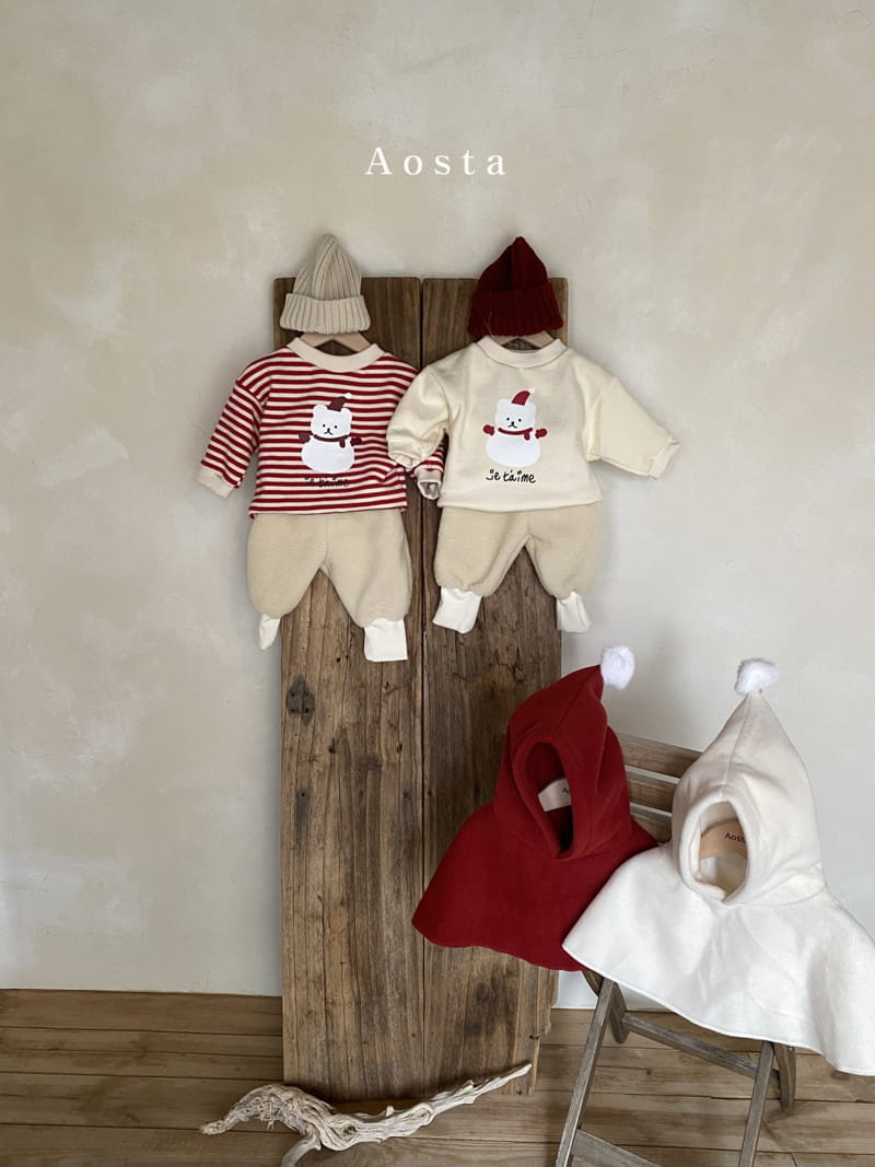 AOSTA - Korean Children Fashion - #Kfashion4kids - Snow BearTee